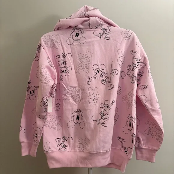 Disney Pink Mickey Mouse Zip-Up Hoodie - Picture 2 of 10
